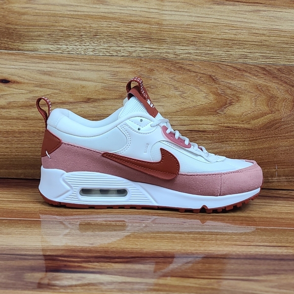 Nike Air Max 90 Futura Red Stardust/Rugged Orange FQ8881-618 Women's Size 7.5 - Picture 7 of 8